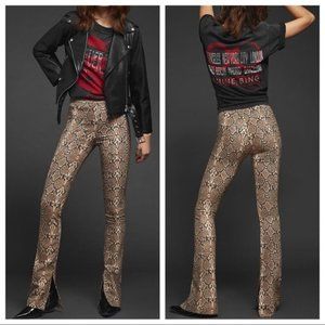 Anine Bing Cigarette Python Trousers